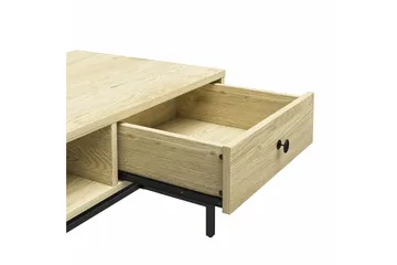 Tamlin Soffbord 102x50 cm Brun - Novogratz - Möbler - Bord & matgrupp - Soffbord - Soffbord med förvaring
