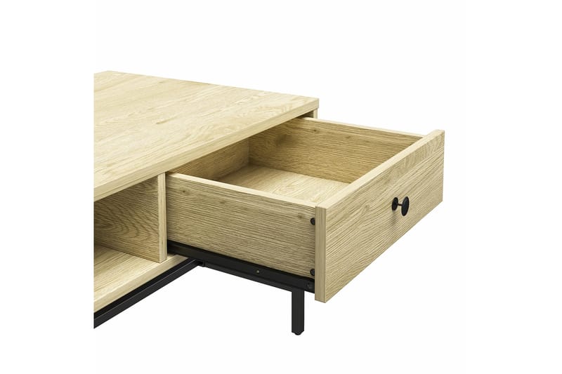 Tamlin Soffbord 102x50 cm Brun - Novogratz - Möbler - Bord & matgrupp - Soffbord - Soffbord med förvaring