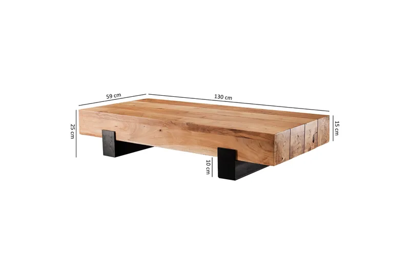 Taquanna Soffbord 130 cm Runt - Möbler - Bord & matgrupp - Soffbord