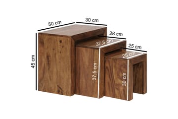 Telander Satsbord 3-pack - Trä/natur - Möbler - Bord & matgrupp - Soffbord