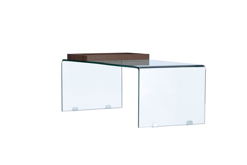 Soffbord Telemark 110x50 cm Transparent - Venture Home - Soffbord