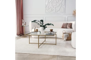 Telence Soffbord 85x35x85 cm - Guld - Möbler - Bord & matgrupp - Soffbord