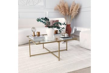 Telence Soffbord 85x35x85 cm - Guld - Möbler - Bord & matgrupp - Soffbord