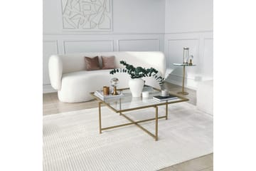 Telence Soffbord 85x35x85 cm - Guld - Möbler - Bord & matgrupp - Soffbord