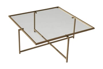 Telence Soffbord 85x35x85 cm - Guld - Möbler - Bord & matgrupp - Soffbord