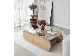 Soffbord Tevrin Sudamalek / Transparent - Sudamalek / Transparent - Möbler - Bord & matgrupp - Soffbord