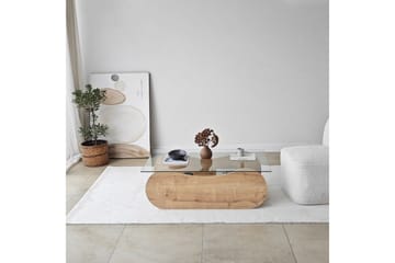 Soffbord Tevrin Sudamalek / Transparent - Sudamalek / Transparent - Möbler - Bord & matgrupp - Soffbord