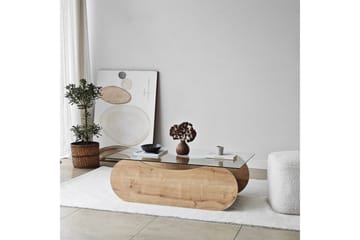 Soffbord Tevrin Sudamalek / Transparent - Sudamalek / Transparent - Möbler - Bord & matgrupp - Soffbord