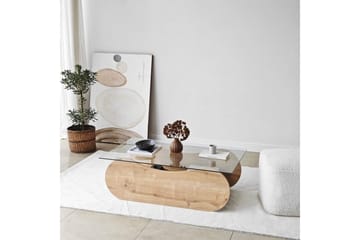 Soffbord Tevrin Sudamalek / Transparent - Sudamalek / Transparent - Möbler - Bord & matgrupp - Soffbord