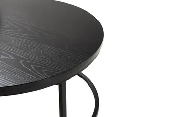 Thyra Satsbord Runt Soffbord - Svart - Möbler - Bord & matgrupp - Soffbord