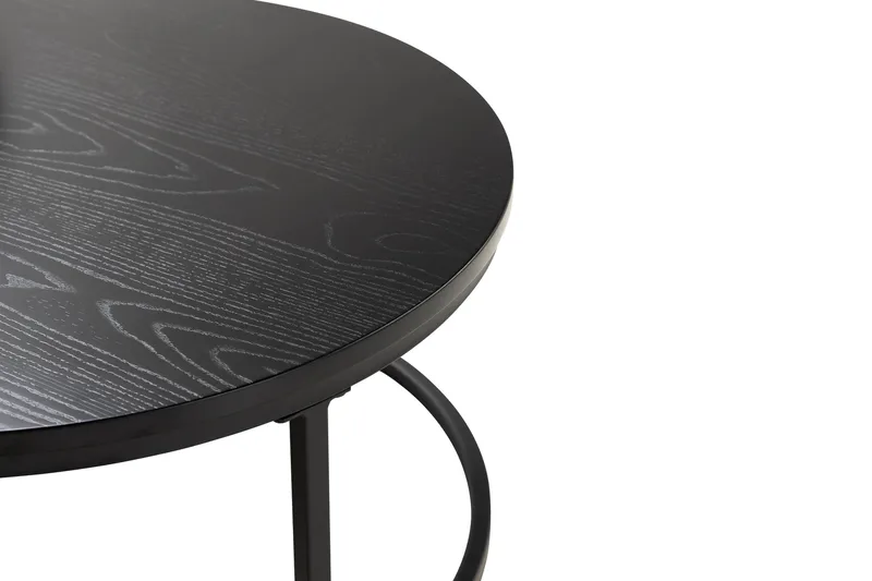 Thyra Satsbord Runt Soffbord - Svart - Möbler - Bord & matgrupp - Soffbord