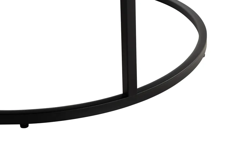 Thyra Satsbord Runt Soffbord - Svart - Möbler - Bord & matgrupp - Soffbord