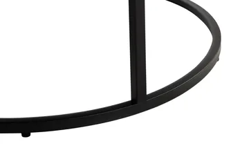 Thyra Satsbord Runt Soffbord - Svart - Möbler - Bord & matgrupp - Soffbord