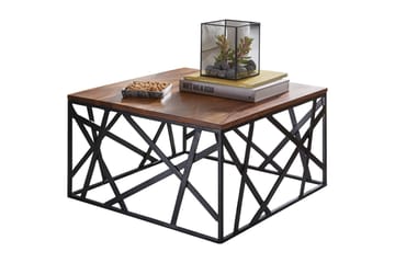 Tijero Soffbord 60 cm - Massivt Trä/Svart - Möbler - Bord & matgrupp - Soffbord