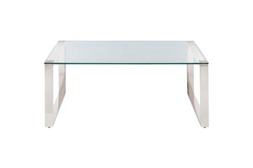 Soffbord Tilon Silver/Transparent - Silver/Transparent - Möbler - Bord & matgrupp - Soffbord