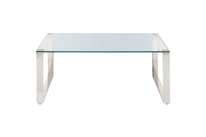 Soffbord Tilon Silver/Transparent - Silver/Transparent - Möbler - Bord & matgrupp - Soffbord