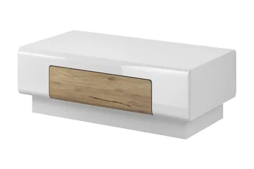 Toreno Soffbord 110 cm - Vit/Natur - Möbler - Bord & matgrupp - Soffbord