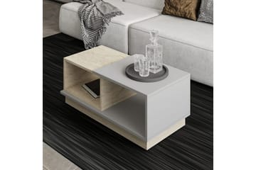 Soffbord Vaelen Travertin / Grå - Travertin / Grå - Möbler - Bord & matgrupp - Soffbord