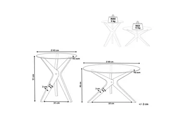Soffbord Valley set om 2 - Möbler - Bord & matgrupp - Soffbord