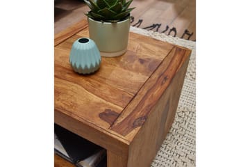 Vandemark Soffbord 50 cm med Förvaring Hylla - Massivt Trä - Möbler - Bord & matgrupp - Soffbord