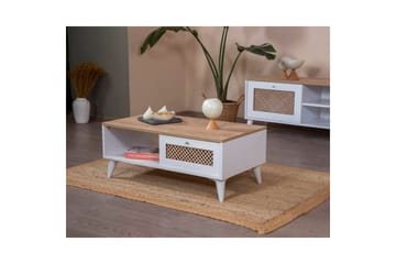 Soffbord Velin Vit / Ek - Vit / Ek - Möbler - Bord & matgrupp - Soffbord