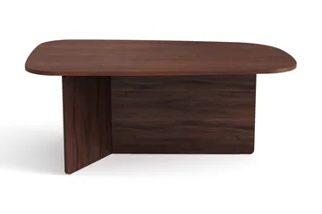 Vento Soffbord 120x70 cm ovalt i trä - Valnöt - Möbler - Bord & matgrupp - Soffbord