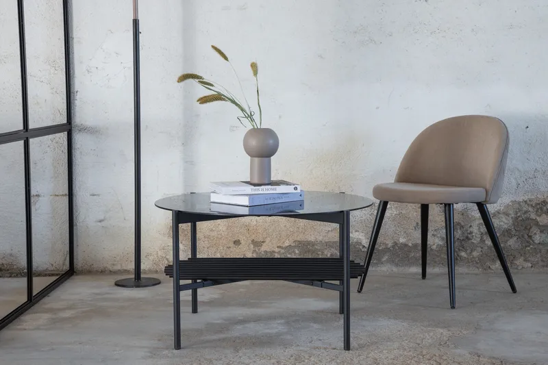 Von Staf Soffbord 80 cm Runt - Grå - Möbler - Bord & matgrupp - Soffbord