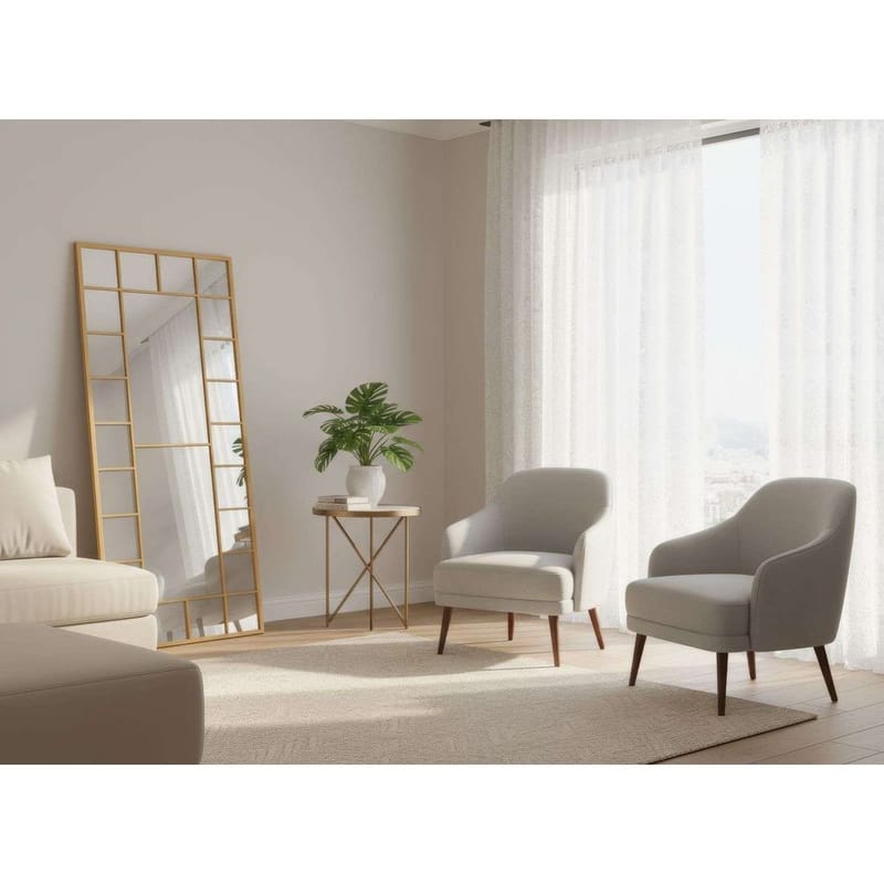 Vornas Golvspegel 80x180 cm - Guld - Inredning - Spegel - Golvspegel