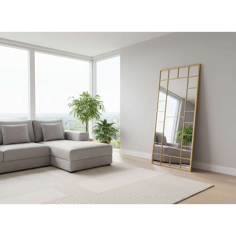 Vornas Golvspegel 80x180 cm - Guld - Inredning - Spegel - Golvspegel