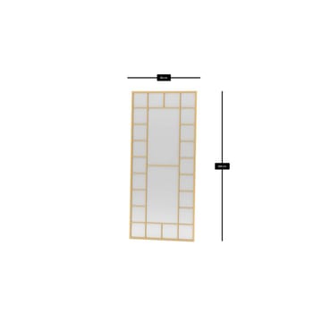 Vornas Golvspegel 80x180 cm - Guld - Inredning - Spegel - Golvspegel