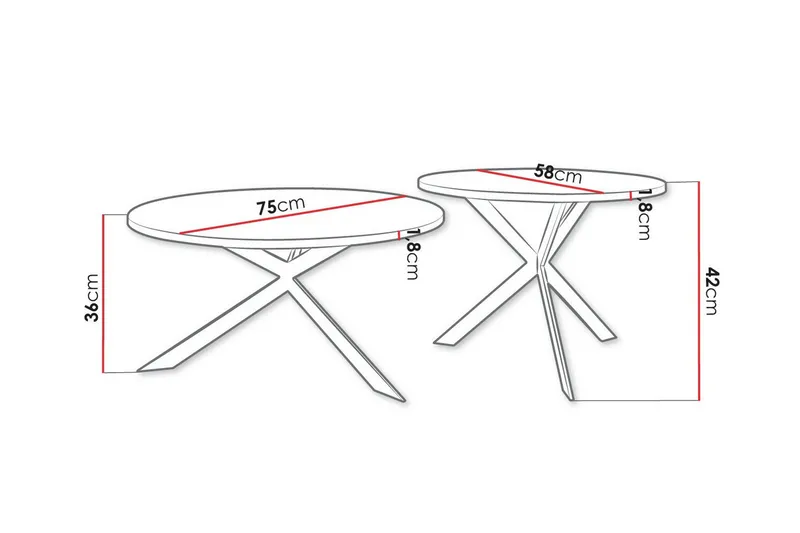 Wardner Soffbord - Svart - Möbler - Bord & matgrupp - Soffbord
