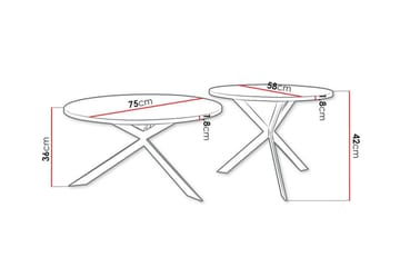Wardner Soffbord - Svart - Möbler - Bord & matgrupp - Soffbord