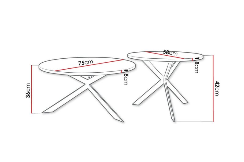 Wardner Soffbord - Svart - Möbler - Bord & matgrupp - Soffbord