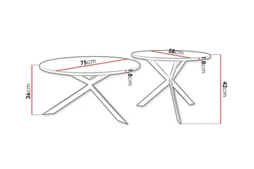Wardner Soffbord - Vit - Möbler - Bord & matgrupp - Soffbord