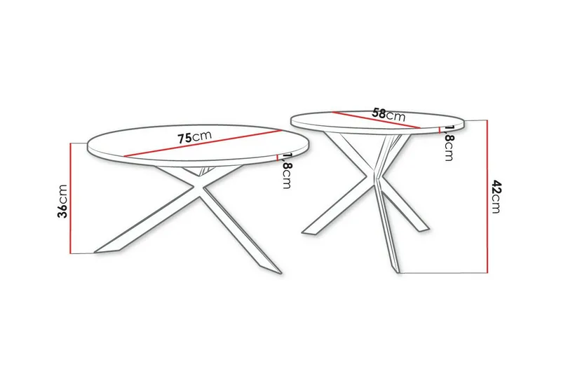 Wardner Soffbord - Vit - Möbler - Bord & matgrupp - Soffbord