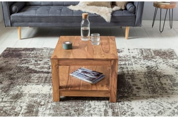Wattenberg Soffbord 60 cm med Förvaring Hylla - Akacia - Möbler - Bord & matgrupp - Soffbord