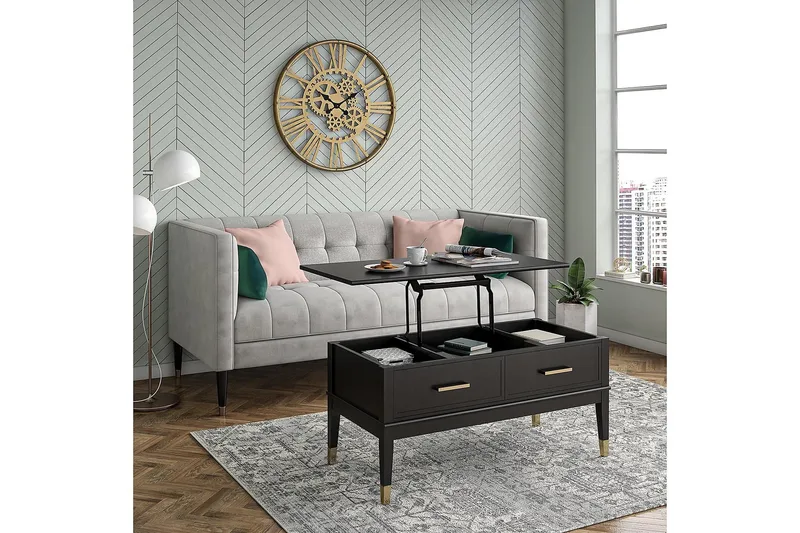 Westerleigh Soffbord 106 cm Höj-och Sänkbart Förvaring Låda - CosmoLiving - Möbler - Bord & matgrupp - Soffbord - Soffbord med förvaring