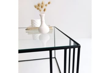 Wijkan Soffbord 55 cm - Glas/Svart - Möbler - Bord & matgrupp - Soffbord