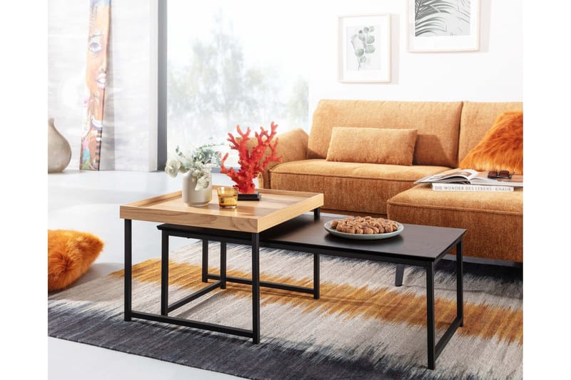 Wilhem Satsbord 110 cm Fyrkantig - Natur - Möbler - Bord & matgrupp - Soffbord