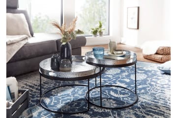 Wilhem Satsbord 46 cm Rund - Silver - Möbler - Bord & matgrupp - Soffbord