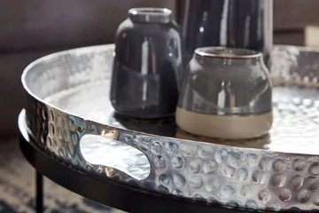 Wilhem Satsbord 46 cm Rund - Silver - Möbler - Bord & matgrupp - Soffbord