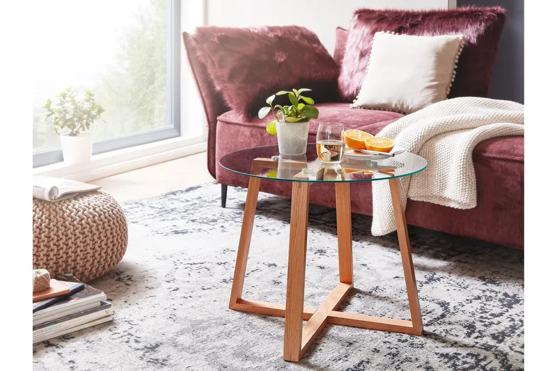 Wilhem Soffbord 58 cm Rund - Natur - Möbler - Bord & matgrupp - Soffbord