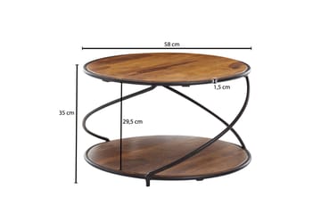 Wilhem Soffbord 58 cm Rund - Natur - Möbler - Bord & matgrupp - Soffbord