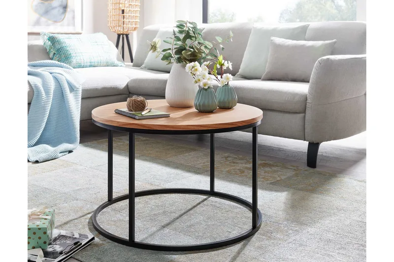 Wilhem Soffbord 70 cm Rund - Natur - Möbler - Bord & matgrupp - Soffbord