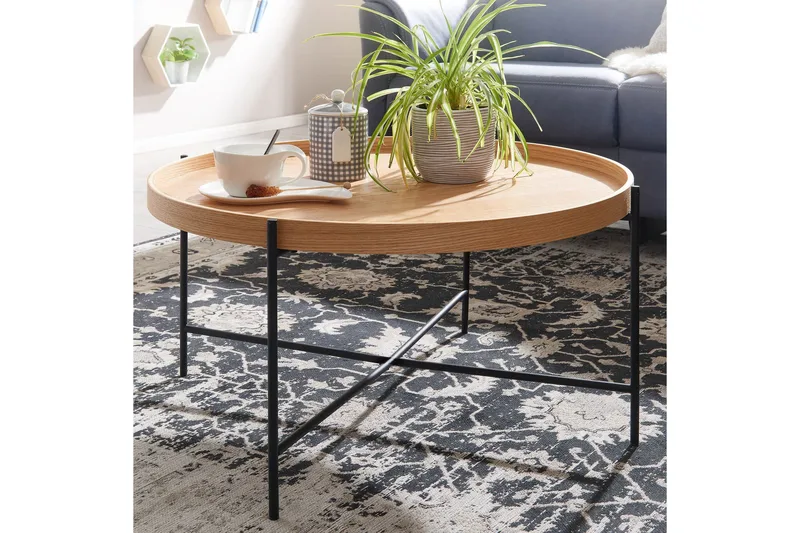 Wilhem Soffbord 78 cm Rund - Natur - Möbler - Bord & matgrupp - Soffbord