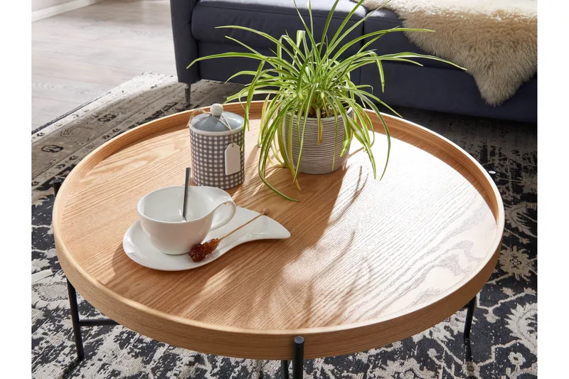 Wilhem Soffbord 78 cm Rund - Natur - Möbler - Bord & matgrupp - Soffbord
