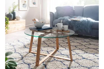 Wilhem Soffbord 78 cm Rund - Natur - Möbler - Bord & matgrupp - Soffbord