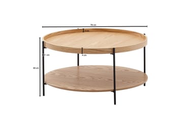 Wilhem Soffbord 78 cm Rund - Natur - Möbler - Bord & matgrupp - Soffbord
