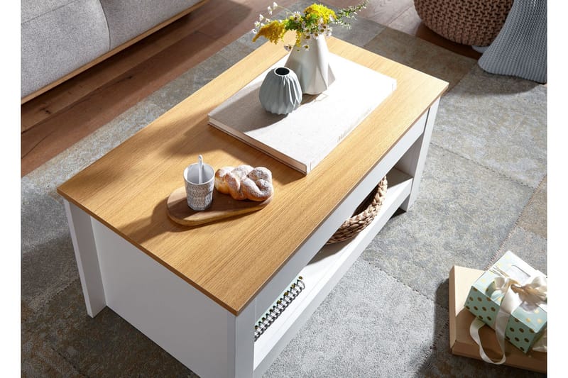 Wilhem Soffbord 85 cm Rektangulär - Vit - Möbler - Bord & matgrupp - Soffbord