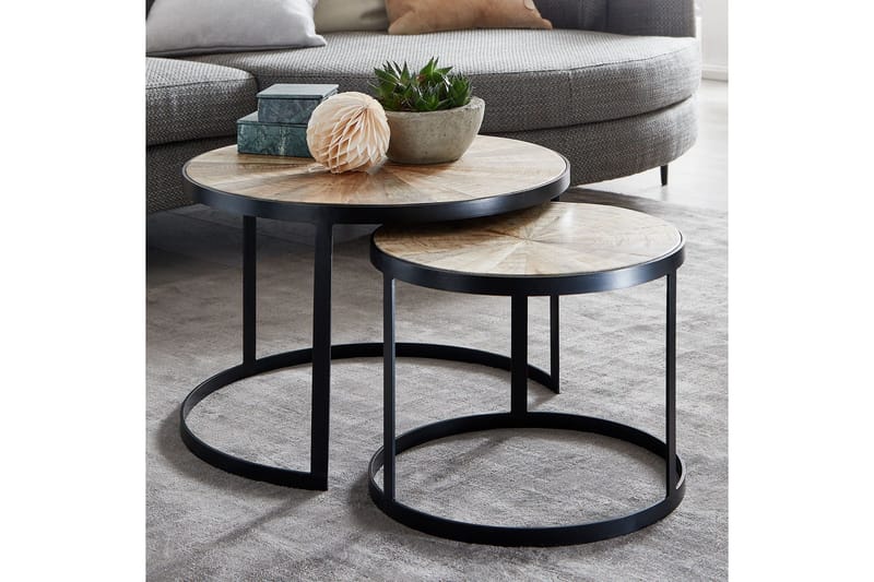 Willowdale Satsbord 60 cm Runt - Mörkgrå/Svart - Möbler - Bord & matgrupp - Soffbord